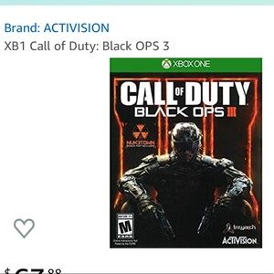 Xbox one- Call of Duty Black Ops THREE